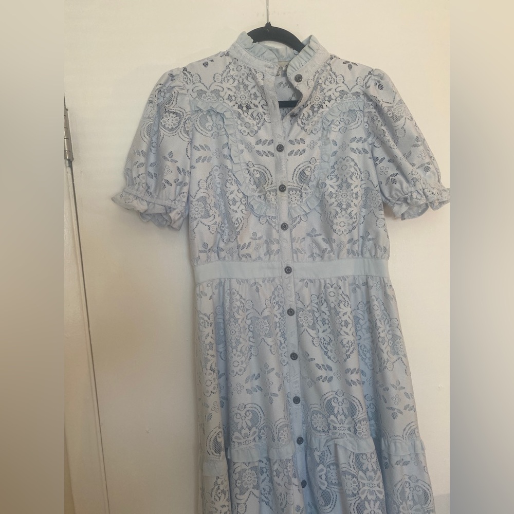 Pamela Love x RTR Blue Victoria Dress - Picture 11 of 13